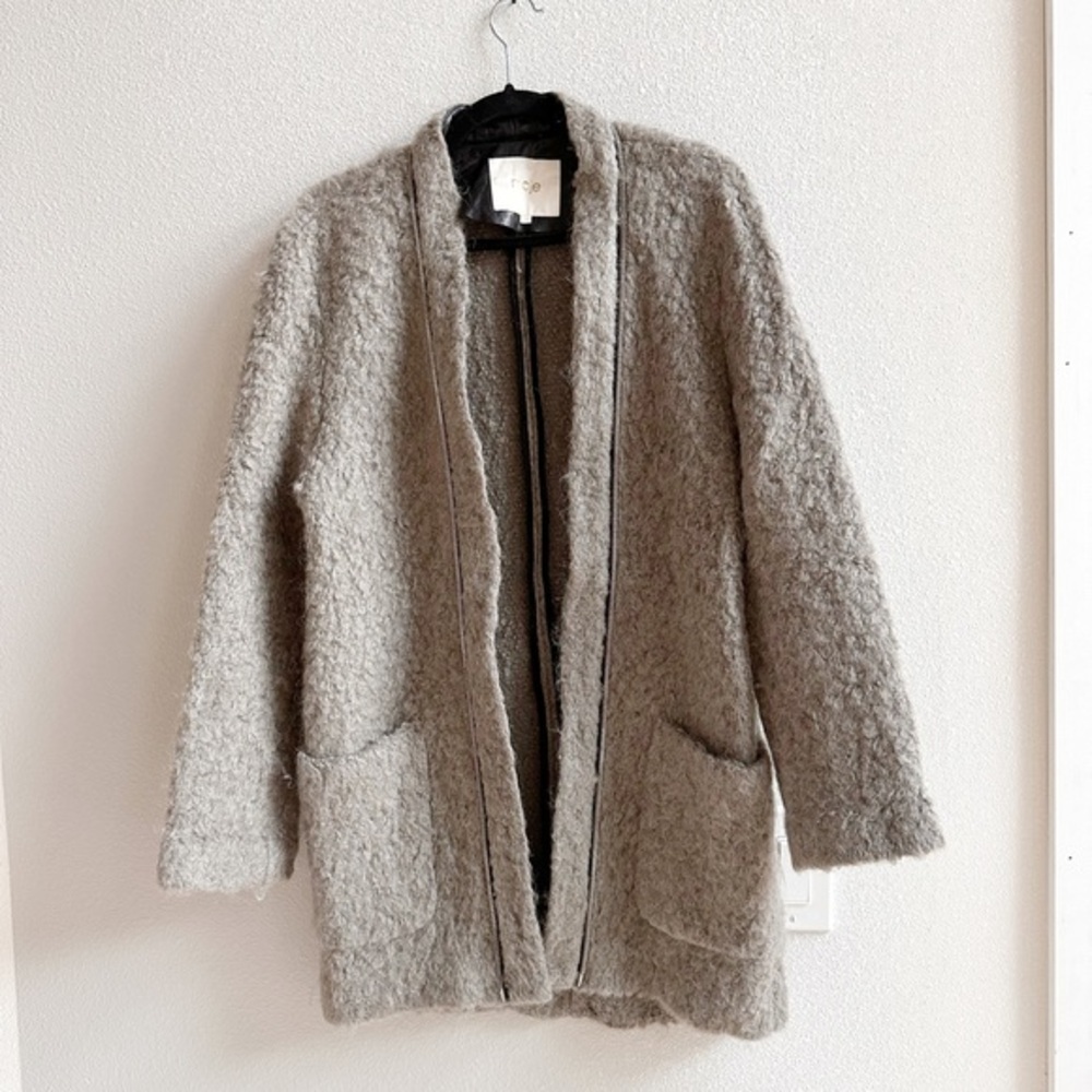 Maje Olive Cardigan Coat Blazer Size 1 (Small) - image 1